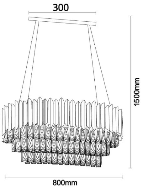 Brilagi - Lustră pe cablu CARLOS 10xE14/40W/230V
