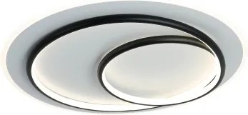 Brilagi - Plafonieră LED dimabilă FLARE LED/70W/230V Ø 50 cm albă/neagră + telecomandă