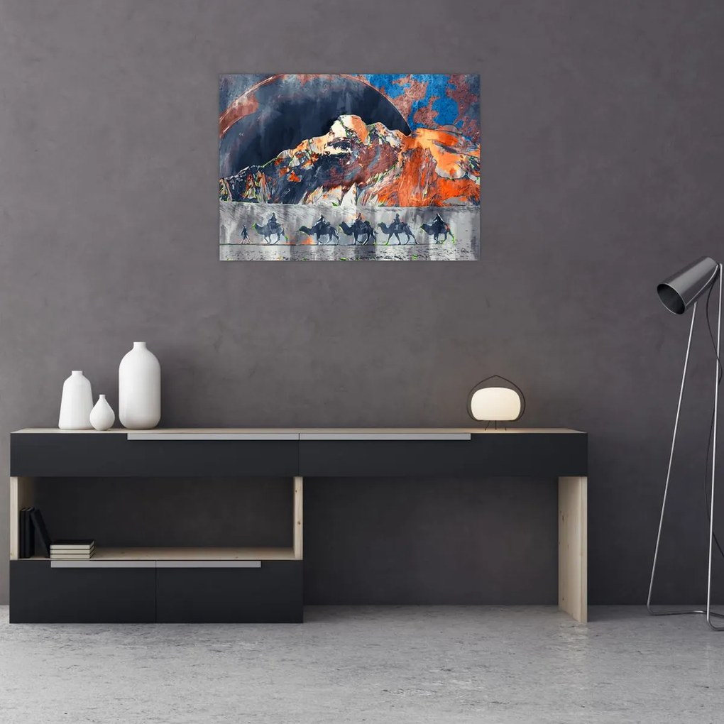 Tablou - Ilustrație de sweathouses (70x50 cm)