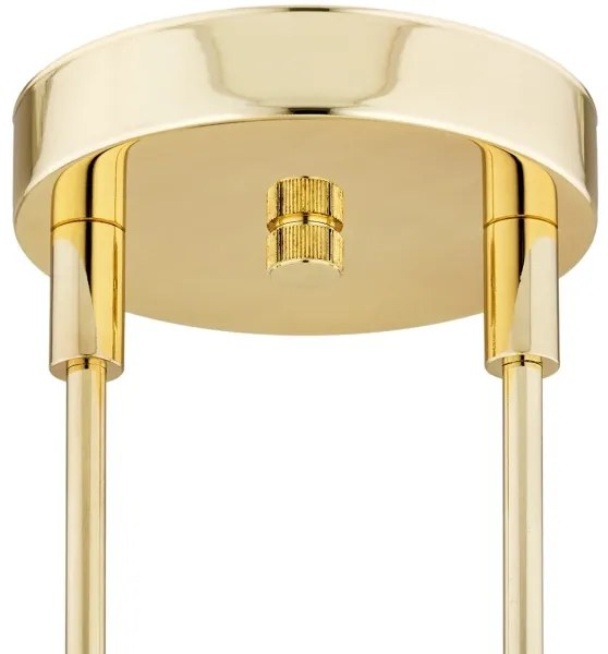 Lustră pe tijă Argon 1840 ABSOS 4xE14/7W/230V auriu