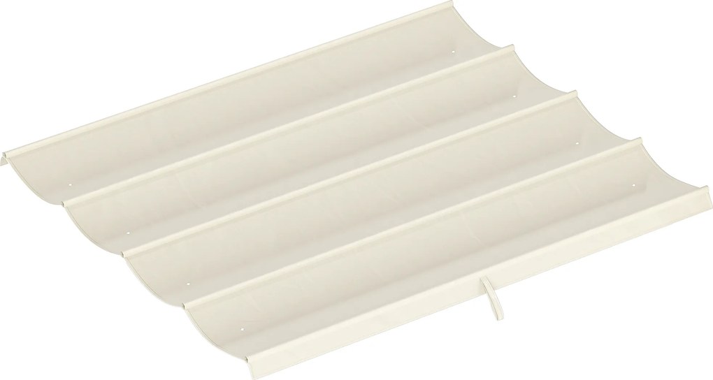 Outsunny Acoperiș Pergolă Retractabil, Copertină pentru Umbra Soarelui pentru Pergolă 3 x 2,15 m, Protecție UV30+, Crem | Aosom Romania