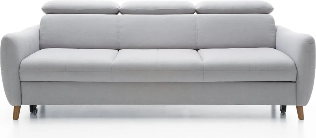 Canapea lemn masiv extensibilă Hugo 226×81/96×99 cm