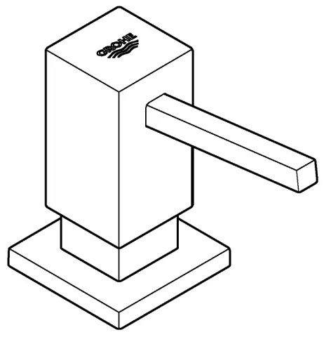 GROHE 40535AL0 - Dozator de săpun COSMOPOLITAN 500 ml, grafit