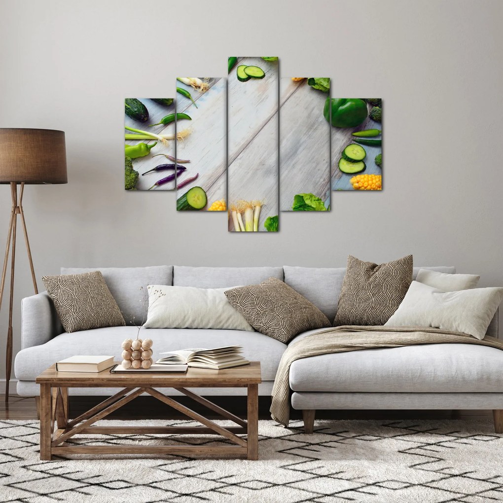 Tablou legumele (150x105 cm)