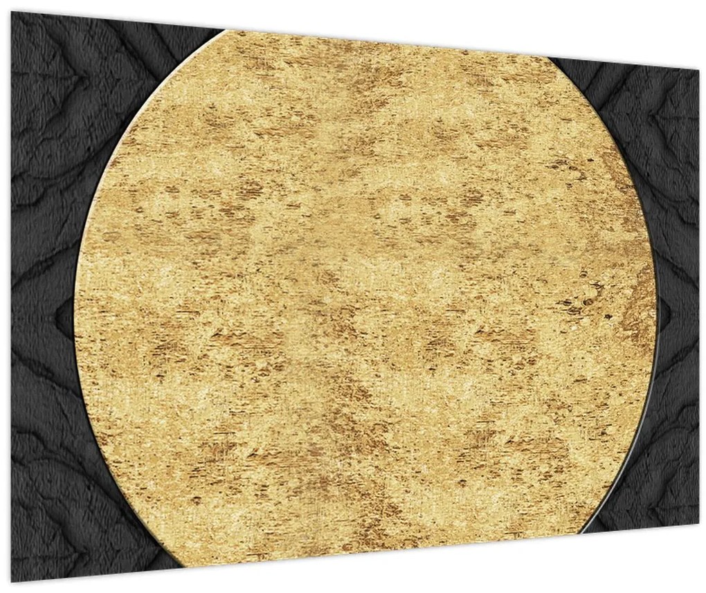 Tablou - Structura de aur N⁰2 (90x60 cm)