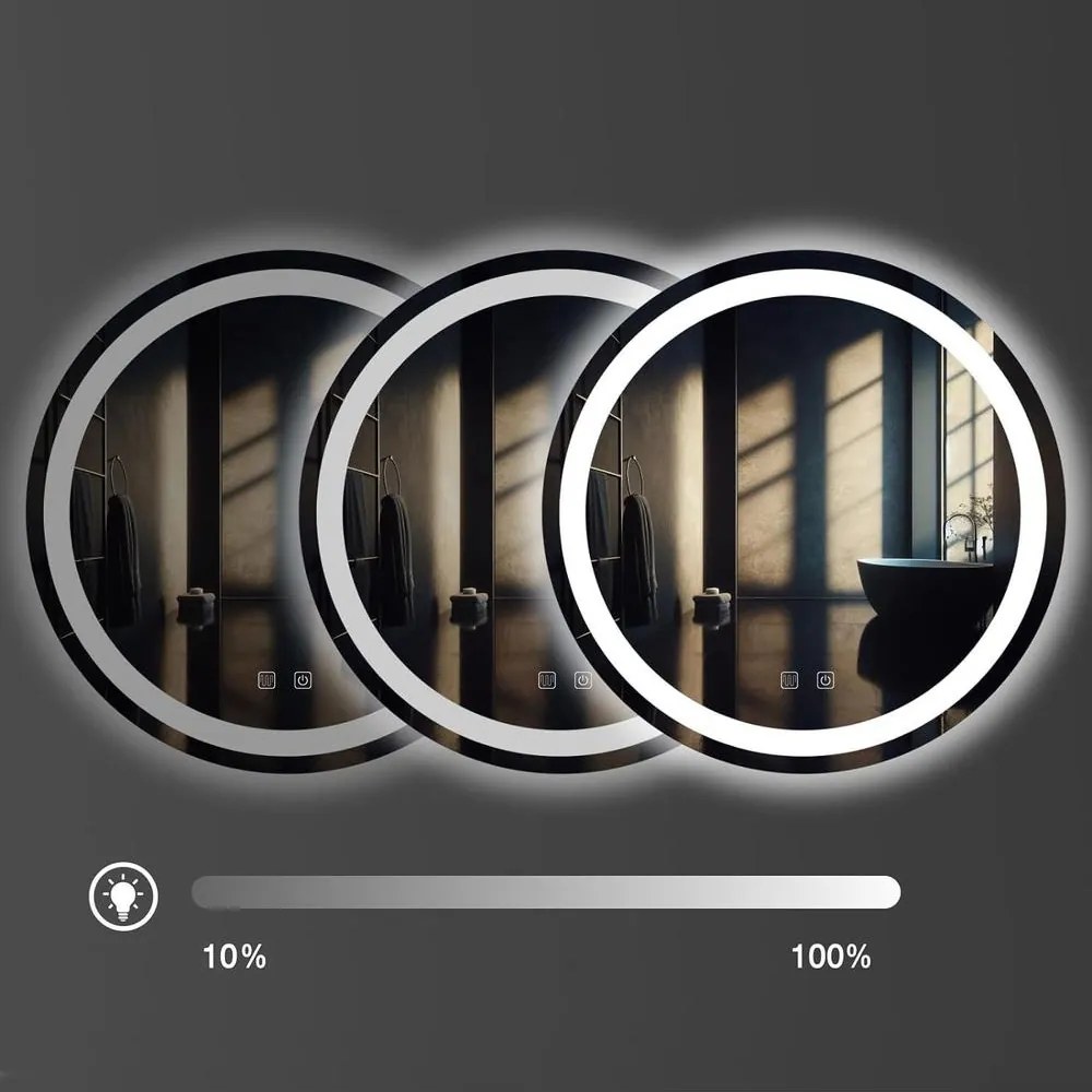 Oglinda LED 70cm BAS