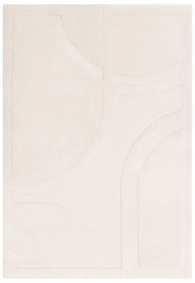 Covor alb din lână 120x170 cm Olsen – Asiatic Carpets