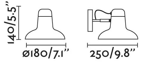Aplica perete stil clasic Industrial SNAP alb/gri 57402