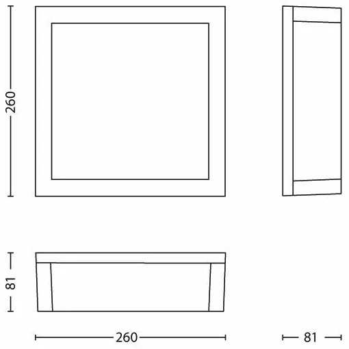 Philips - Plafonieră de exterior SKIES 2xE27/14W/230V IP44 gri
