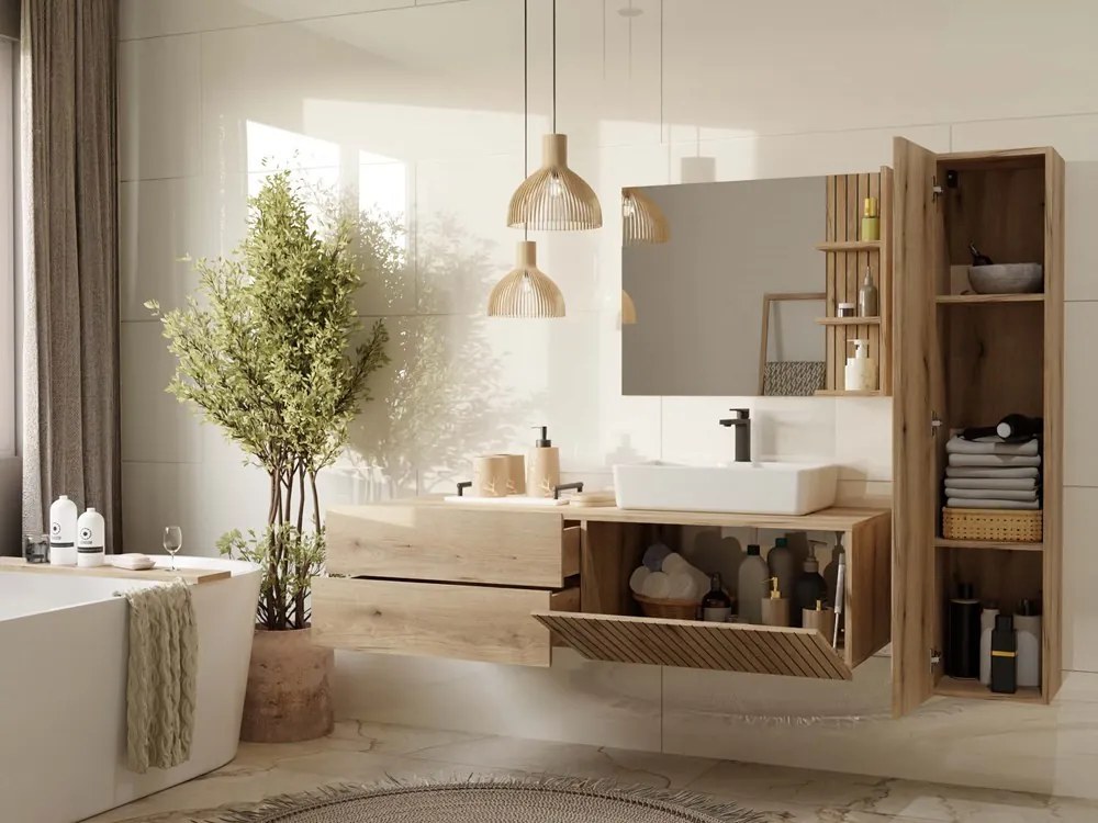 Dulap sub lavoar Terca 2 (stejar evoke). 1133039