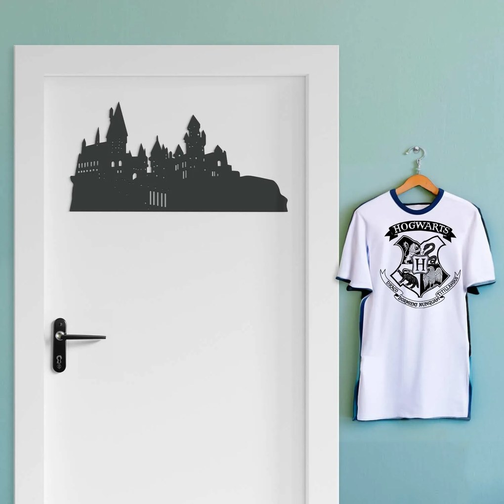 DUBLEZ | Tablou din lemn inspirat din Harry Potter - Hogwarts