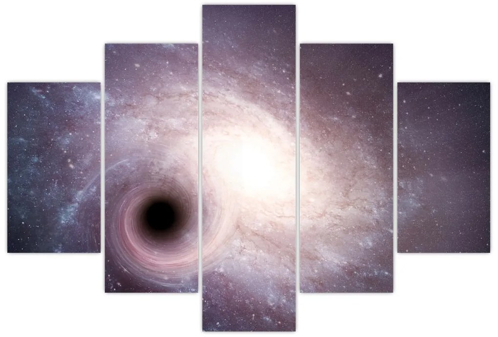 Tablou - Galaxii spiralate (150x105 cm)
