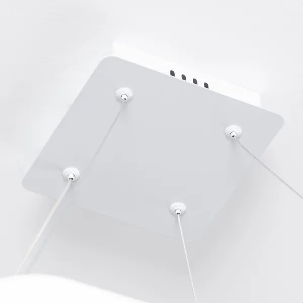 Brilagi - lustră LED reglabilă pe cablu FALCON SLIM LED/50W/230V 50x50 cm albă + telecomandă