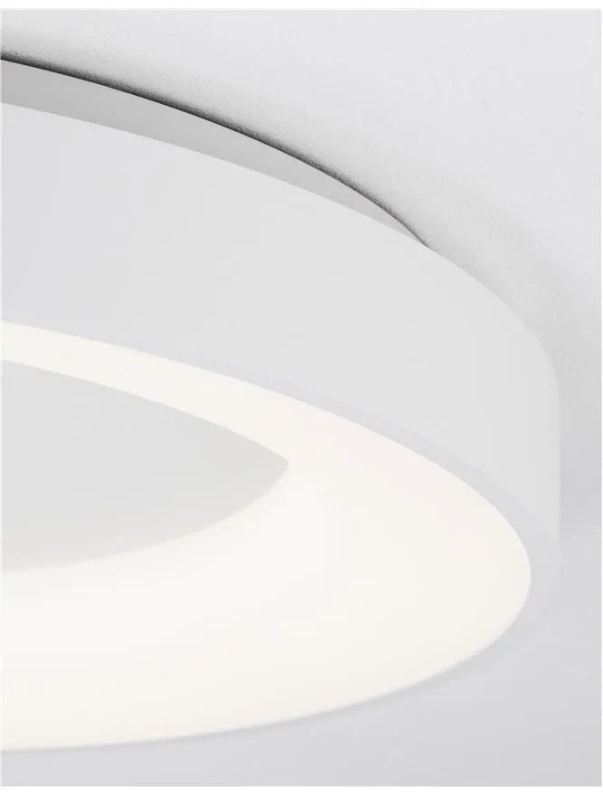 Plafoniera LED 3000K moderna 60cm RANDO THIN alba NVL-9353852