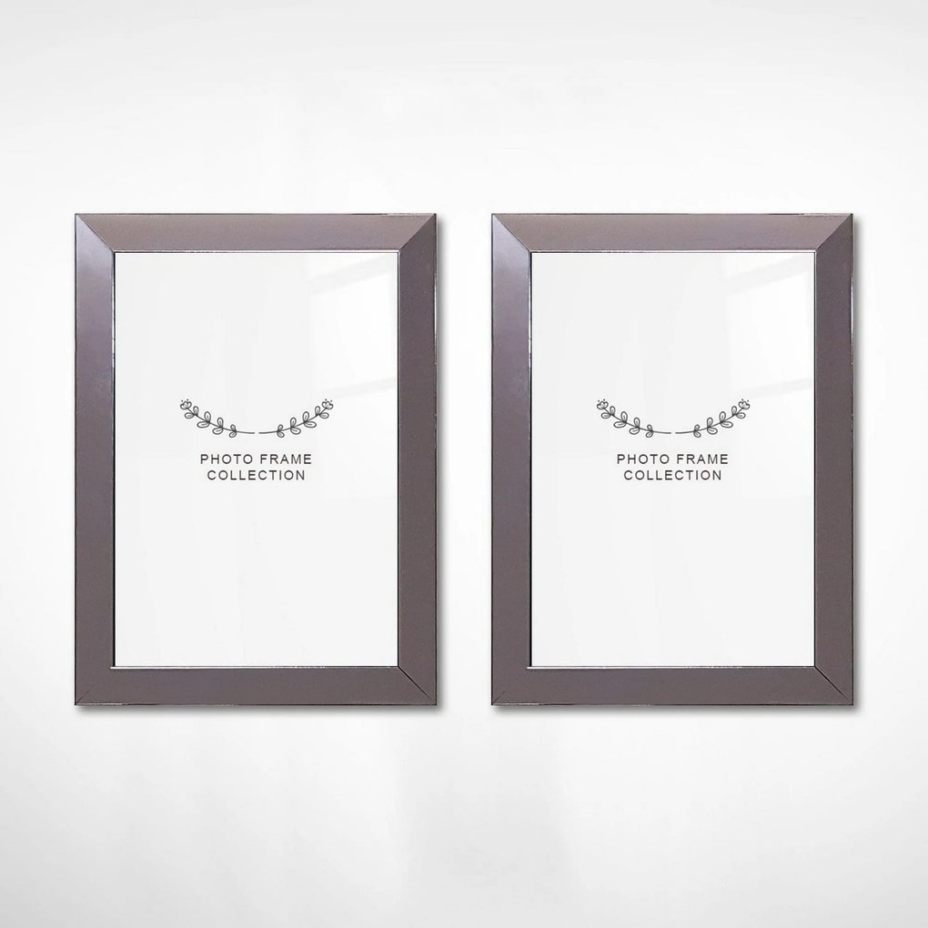 Set 2 rame foto 628DTR1139, crom, plastic, 15x21 cm