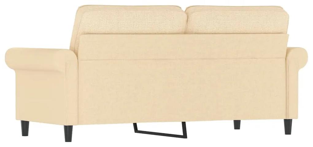 Canapea cu 2 locuri, crem, 140 cm, material textil Crem, 172 x 77 x 80 cm
