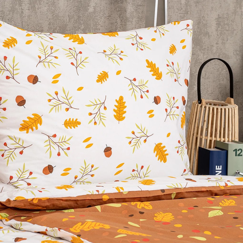 Lenjerie de pat 4Home Toamnă, din bumbac, 220 x 200 cm, 2 buc. 70 x 90 cm