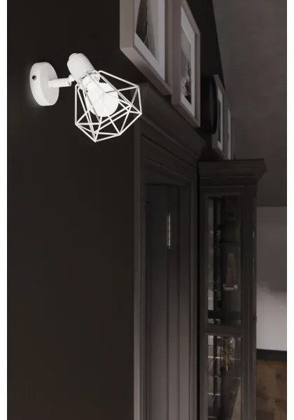 Spot de perete ARTEMIS 1xE14/40W/230V alb Sollux SL.1102