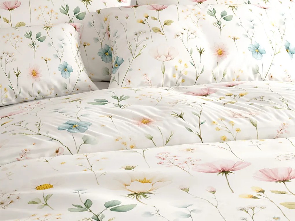Lenjerie de pat policoton PETALUNE POLY crem Dimensiune lenjerie de pat: 2 buc 70 x 90 cm | 200 x 220 cm