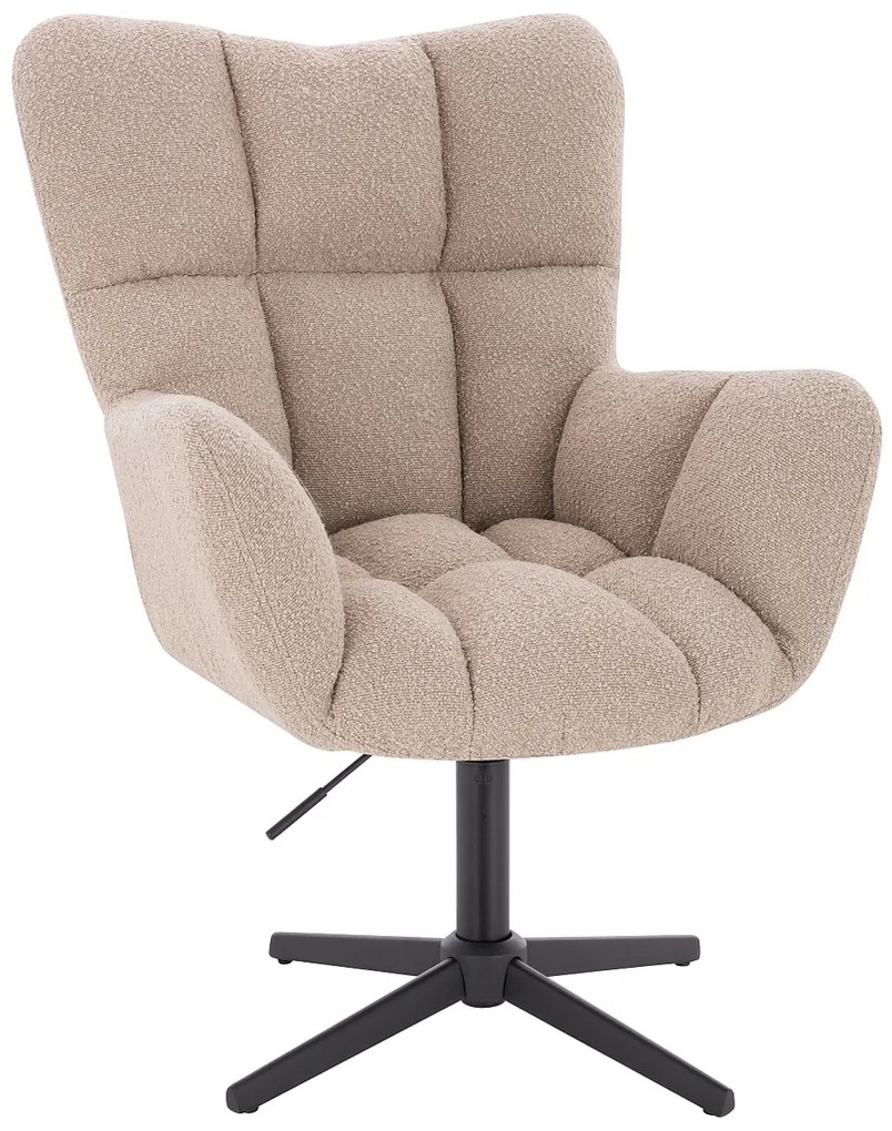 HR650CROSS Latte Boucle Scaun Bază Neagră