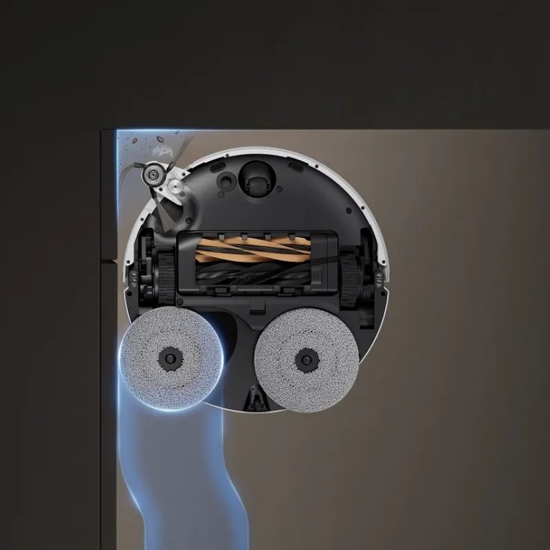 Aspirator robot Dreame X50 Ultra RLX85CE-6-BK, 20000 Pa, detectare AI a obstacolelor, navigare 360°, control vocal, sterilizare UV, negru/dorat