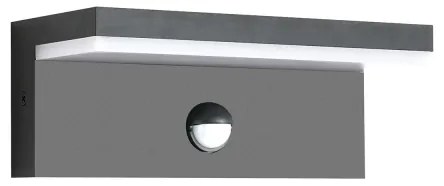 Brilagi-LED Aplica de perete exterior cu senzor TESSI LED/10W/230V antracit IP54