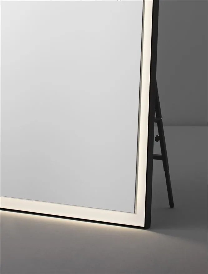 Oglinda cu iluminat LED IP44 3000K Adon, 150x75cm, NVL-9006038