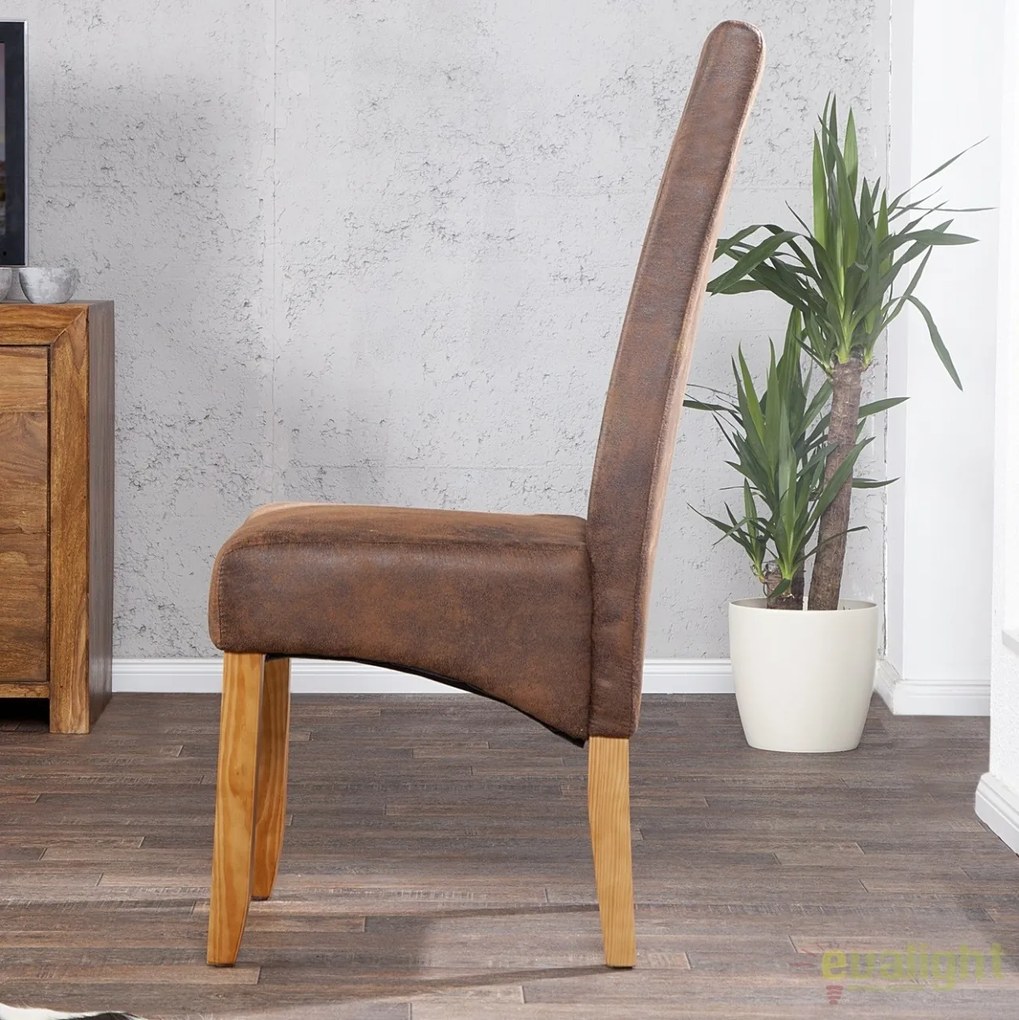 Set de 2 scaune design clasic Valentino deschis A-21133 VC