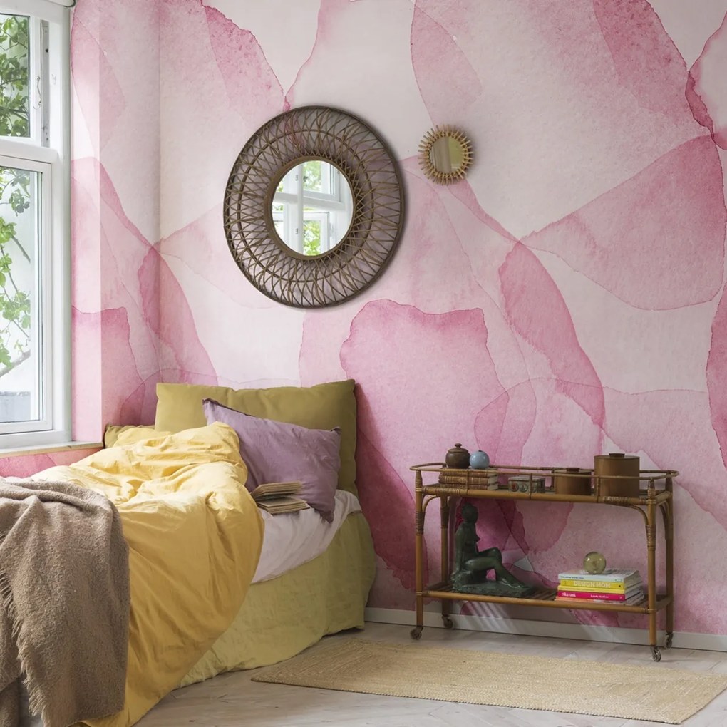 Fototapet, Petals, Magenta, Rebel Walls