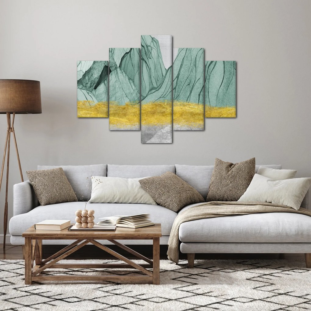 Tablou - Munții Smarald N⁰1 (150x105 cm)