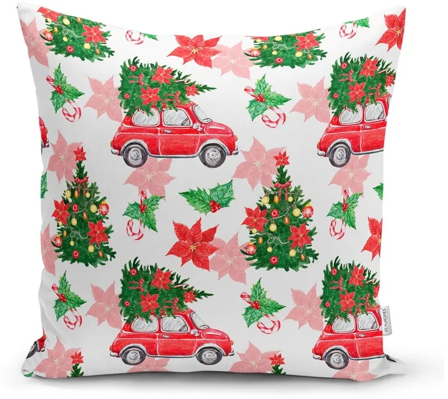 Față de pernă cu model de Crăciun Minimalist Cushion Covers Merry Christmas, 42 x 42 cm