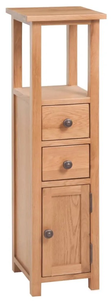 vidaXL Dulap de colț, 26 x 26 x 94 cm, lemn masiv de stejar