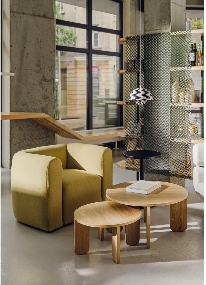 Fotoliu galben Flom – noo.ma