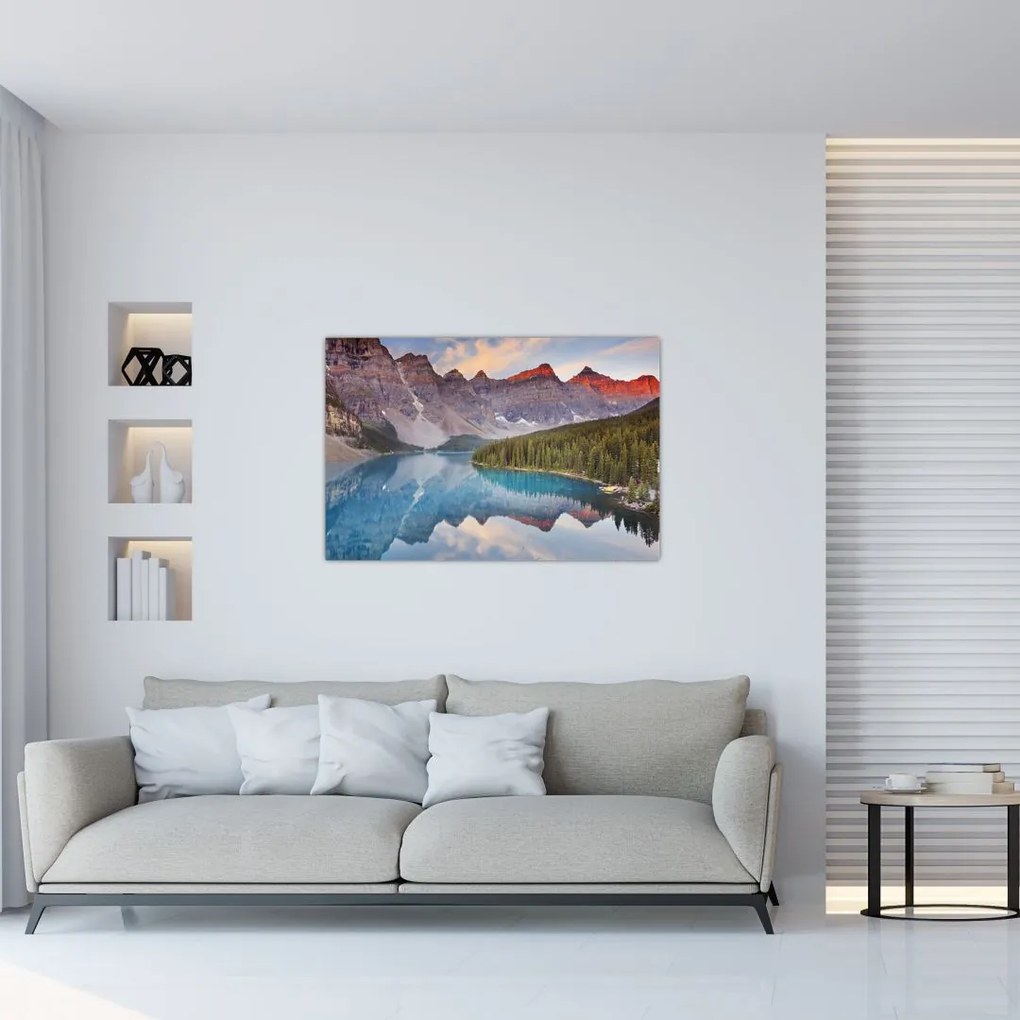 Tablou - Peisaj montan din Canada (90x60 cm)