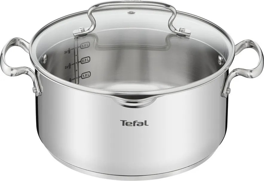 Oală din inox 5 l adecvată pentru plita cu inducție Duetto+ – Tefal