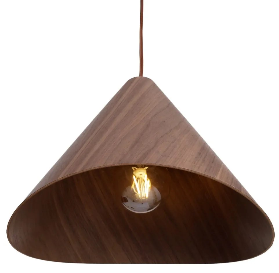 Pendul, Lustra din lemn design scandinav Sakura Darkwalnut