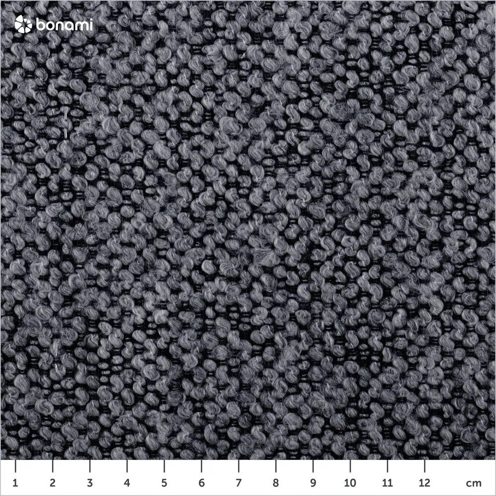 Scaun de sufragerie gri închis tapițat Aura – Actona
