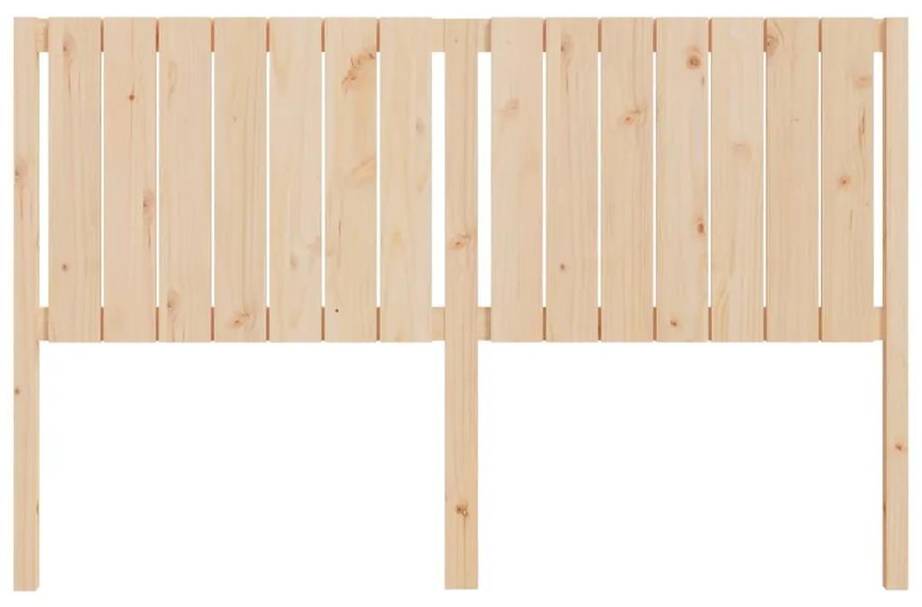 Tablie de pat, 155,5x4x100 cm, lemn masiv de pin 1, Maro, 155.5 x 4 x 100 cm