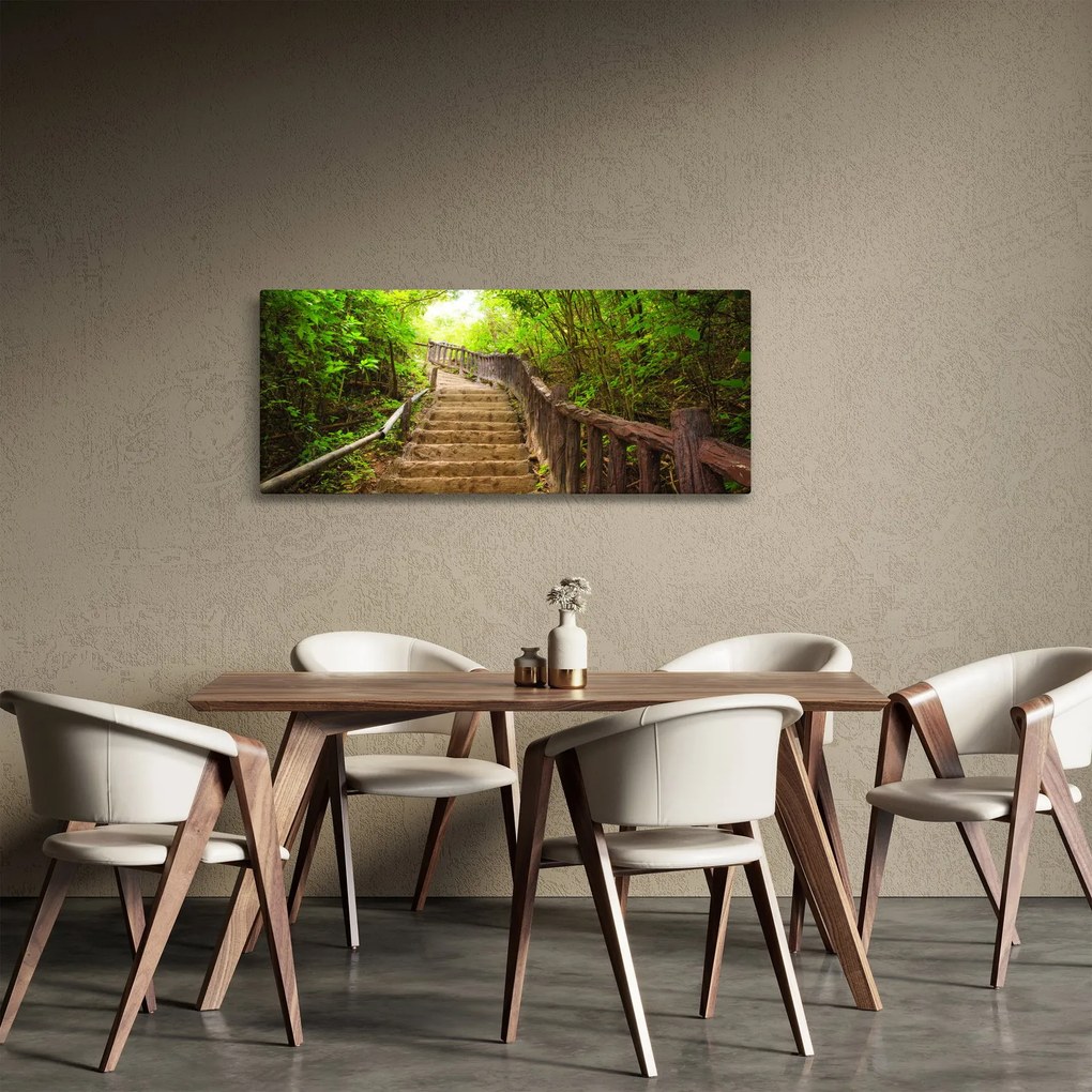 Tablou - Scări în natură (120x50 cm)