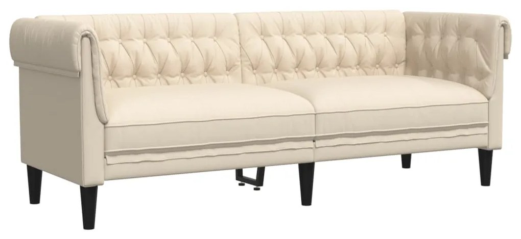 372563 vidaXL Canapea Chesterfield cu 3 locuri, in