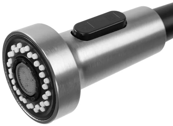 REA-B0417 - Baterie pentru chiuvetă COLIN, cu pulverizator extractibil, 42,5 cm, finisaj nichel