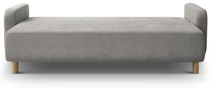 Canapea gri extensibilă, cu spațiu de depozitare 231 cm Elen – Micadoni