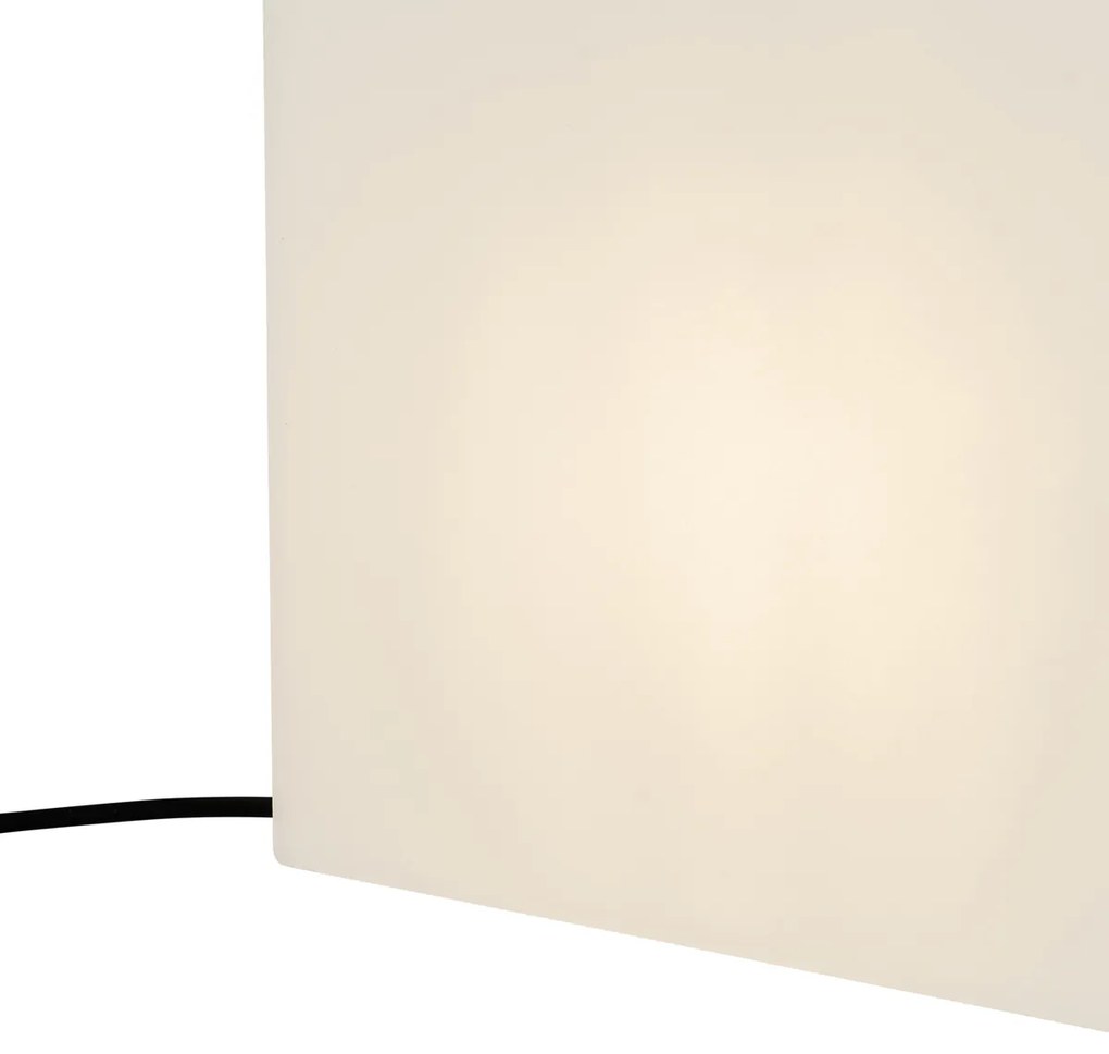 Lampă modernă de exterior albă 30 cm pătrat IP44 - Nura