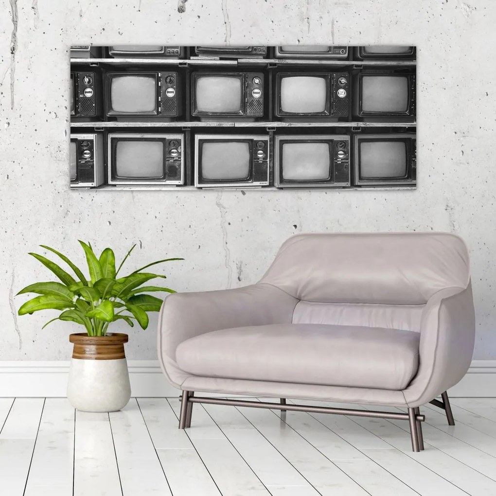 Tablou - Retro TV (120x50 cm)
