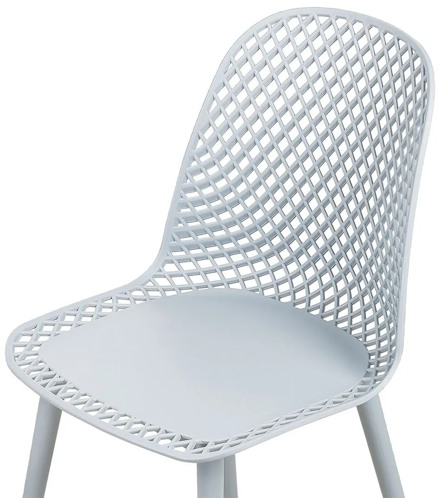 Set 4 buc scaun tip bar Erielle (albastru). 1078732