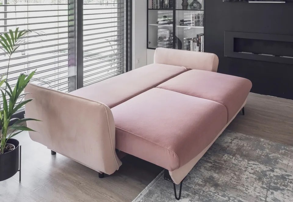 Canapea Silva extensibil, 236x95x90 cm – Velvetmat 24, Mat Velvet 61