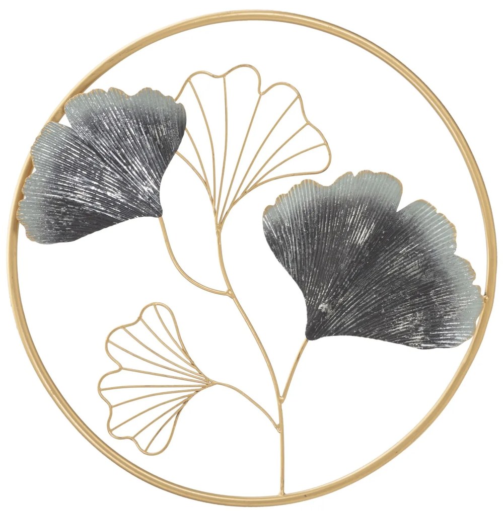 Deco perete Ginkgo grey 45,5/3,5 cm