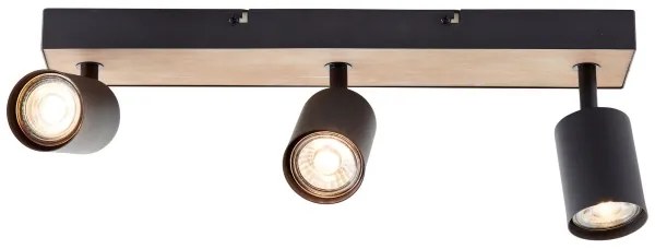 Spot LED Brilliant MARTY 1xGU10/5W/230V d. 10,5 cm negru