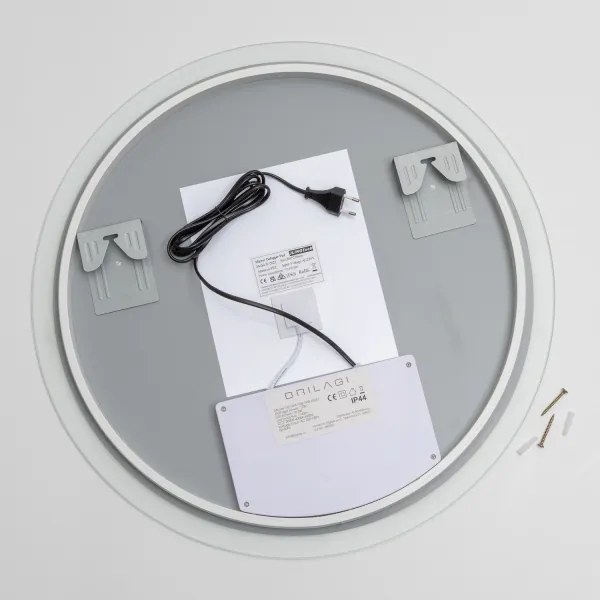 Brilagi-LED CLARA PRO LED RGBW, oglindă încălzită cu dimmer și iluminare de fundal, 18W/230V, diam. 60 cm, IP44