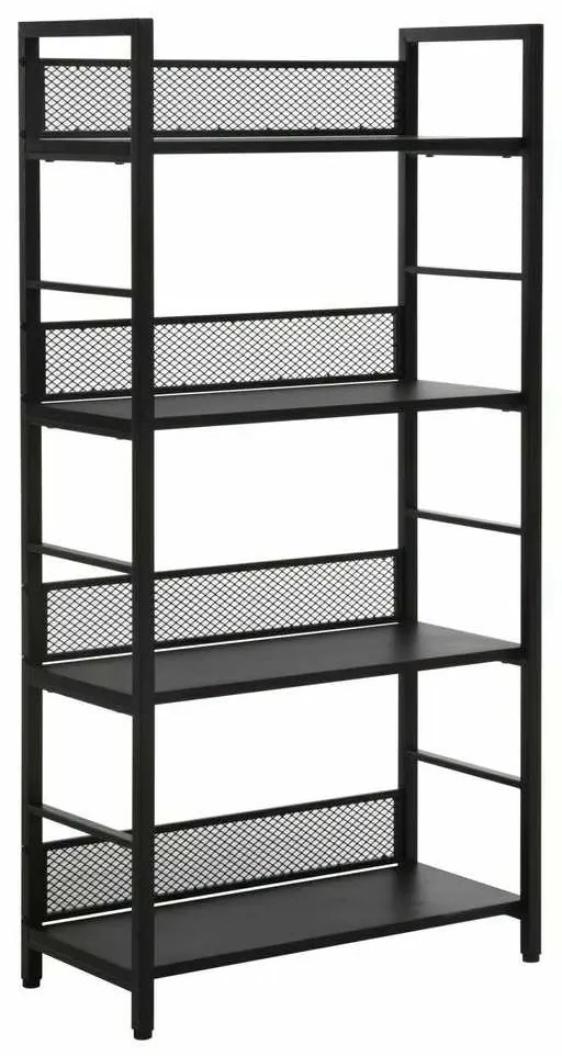 Raft Raw, 4 rafturi, negru
